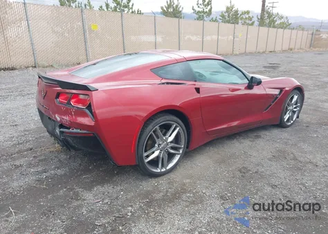 2015 Chevrolet Corvette Stingray Z51 из США, поврежденный, VIN 1G1YH2D76F5100493